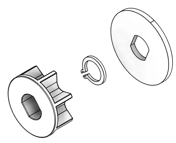 Kit pignons de chaîne Beverin 20/91